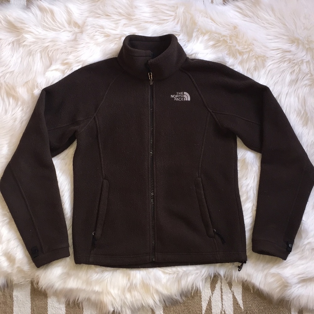 Brown Fleece North Face Jacket